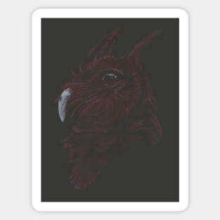 Red Owl Sticker